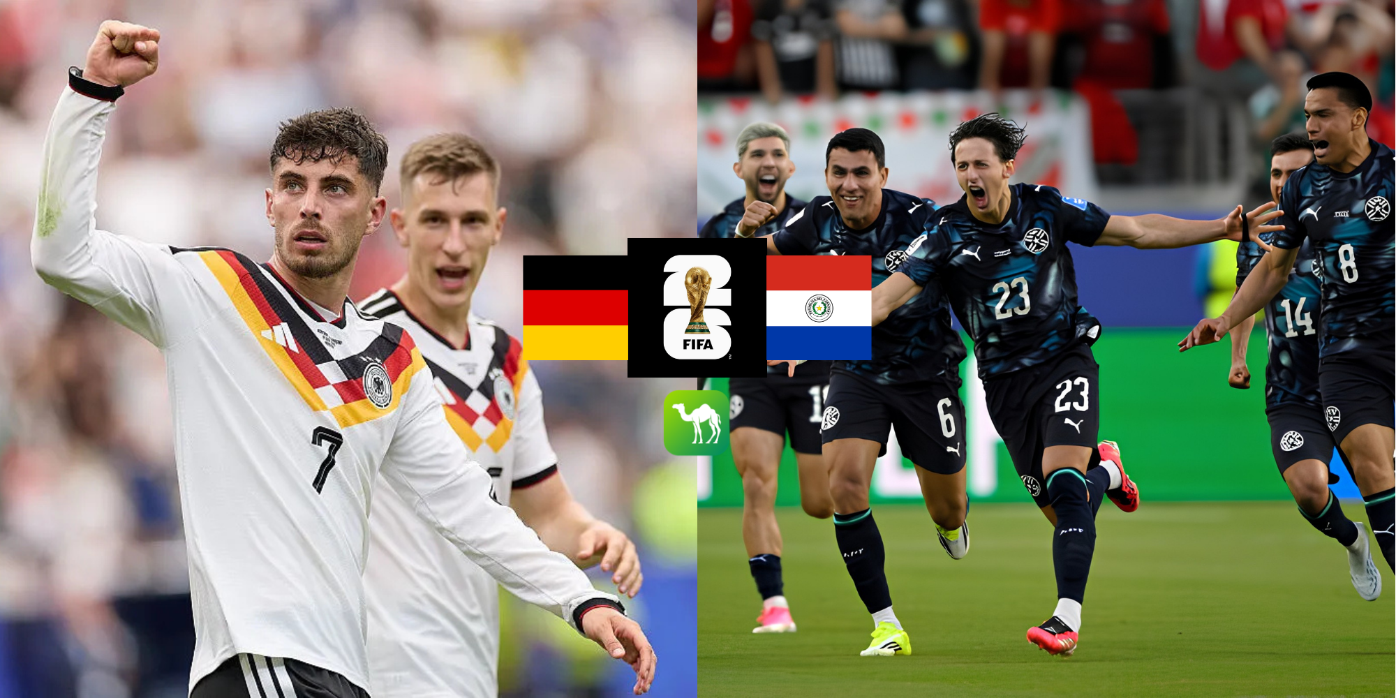 【Klik untuk mendapatkan avatar tim yang Anda dukung secara GRATIS】Cara Menonton Babak 32 Besar Piala Dunia Jerman vs Paraguay: Live Stream Gratis, saluran TV, dan waktu mulai