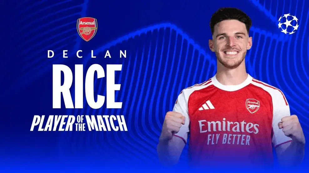 Champions League, Arsenal,Bayern Munich,Rice ,camel.live
