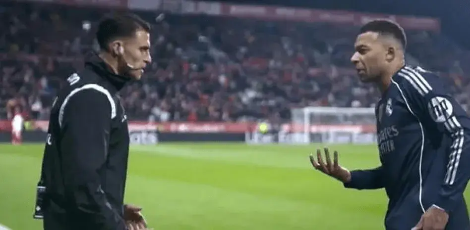 Fourth Official, Mbappé, Real Madrid,Girona,La Liga,camel.live