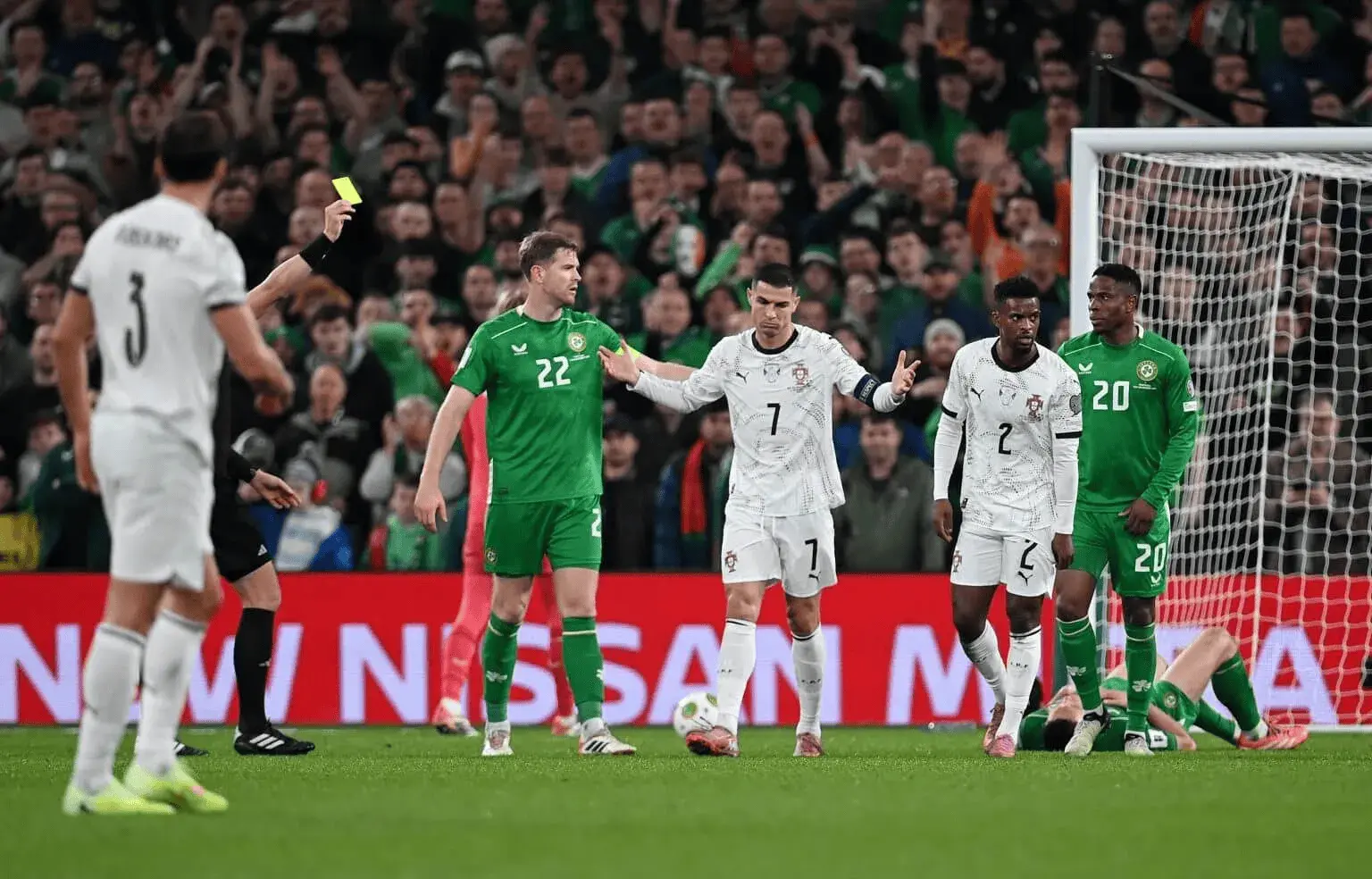 FIFA World Cup, Cristiano Ronaldo,Portugal,Ireland,Red Card,camel.live