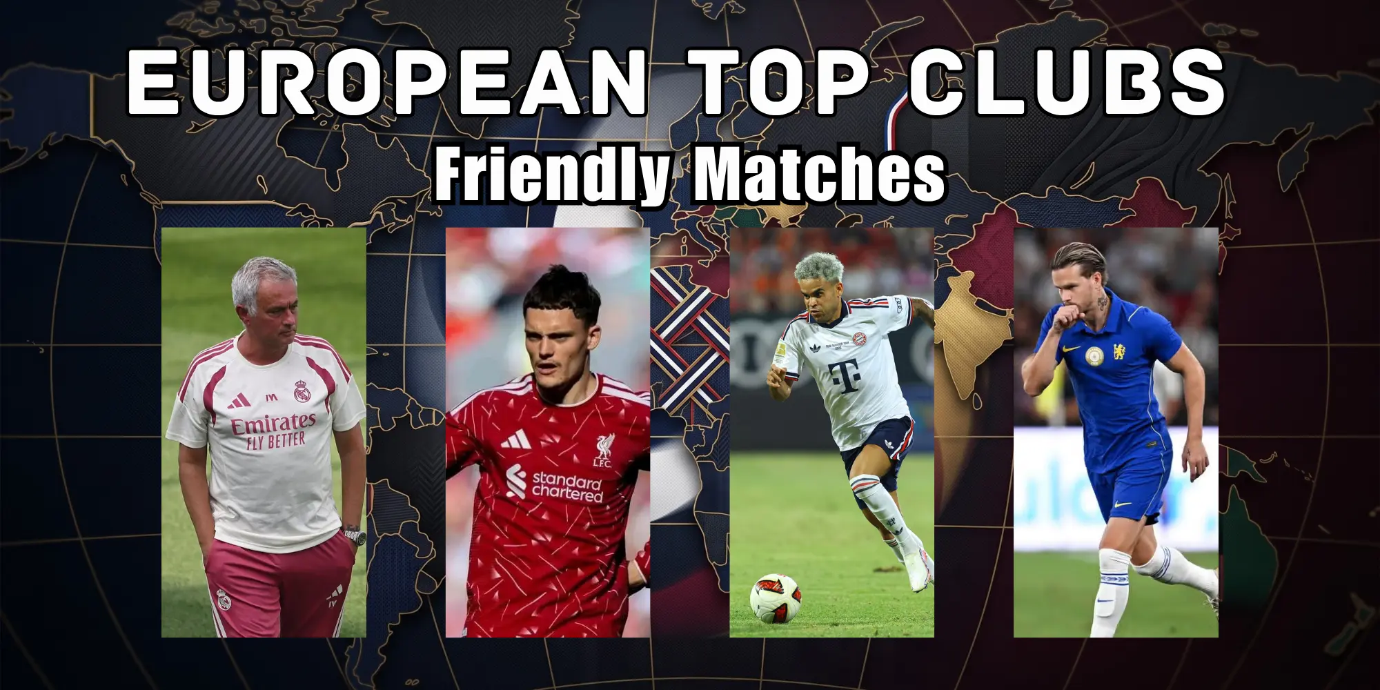 Cómo ver los partidos amistosos de los mejores clubes europeos: horario de inicio y transmisión en vivo GRATIS, todo en la vista previa