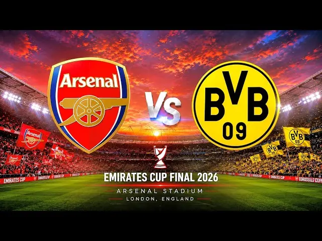 Como Assistir à Emirates Cup Arsenal x Dortmund: Notícias das Equipes, Horário de Início, Transmissão Ao Vivo GRATUITA