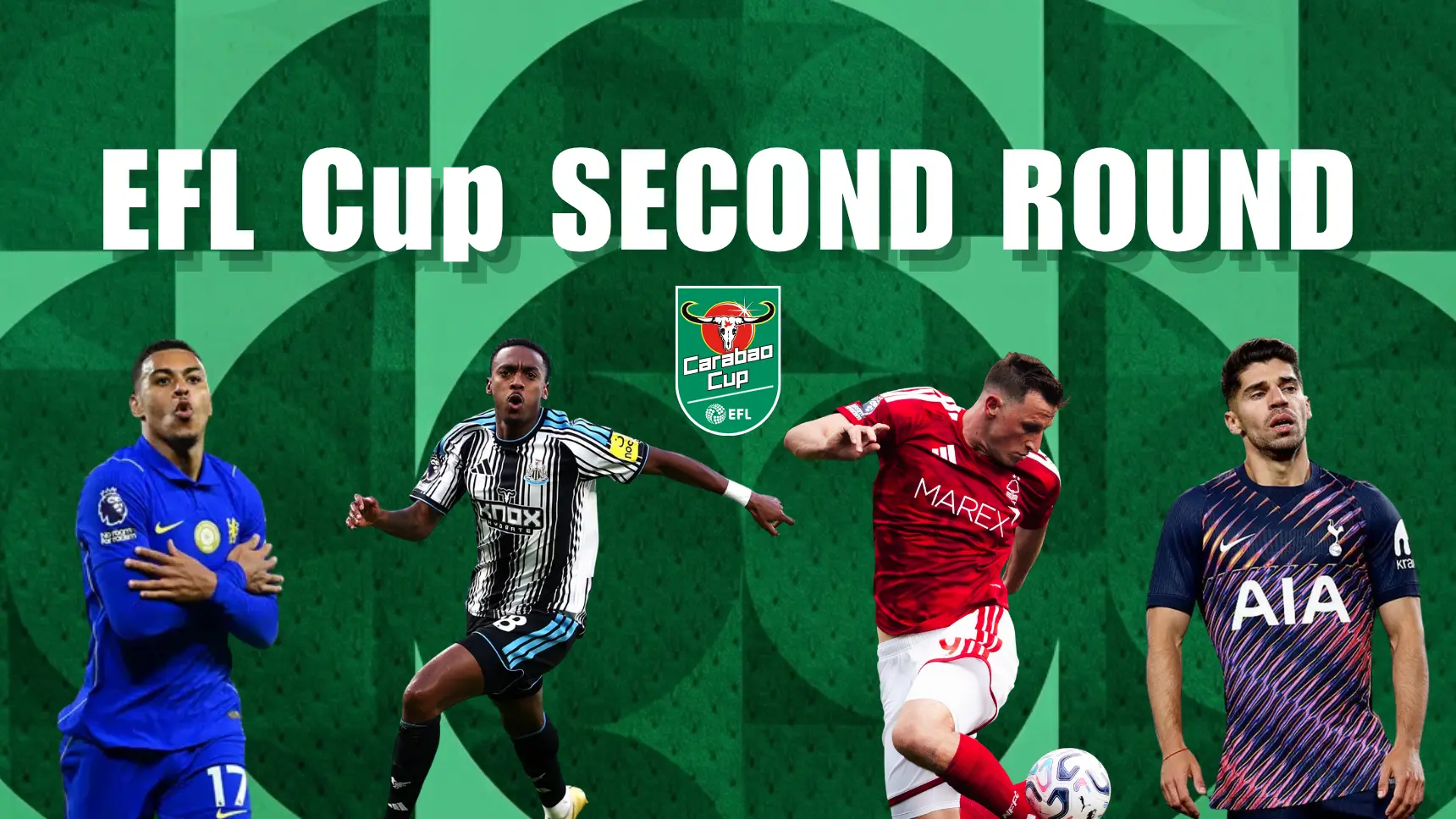 Cómo ver los partidos clave de la 2.ª ronda de la EFL Cup: emisión en directo gratis y horarios de inicio, todo en la previa